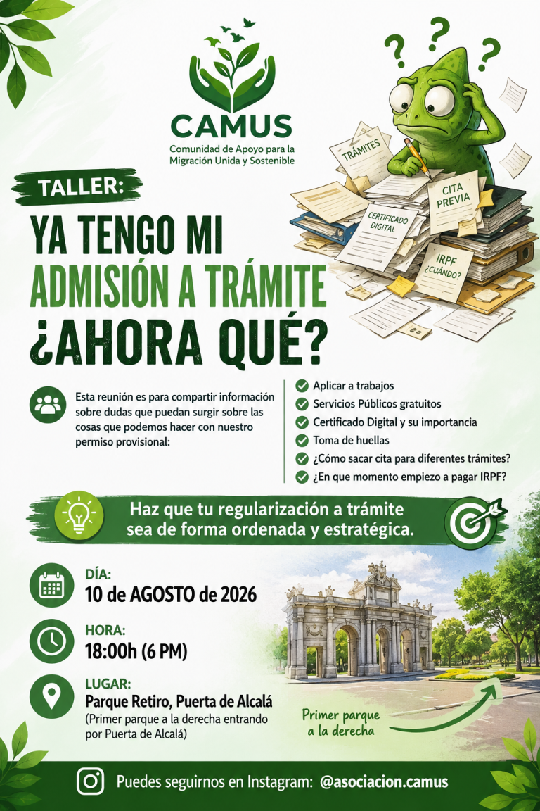 TALLER EN EL RETIRO